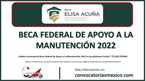 ≫ Apoyo De 3600 Pesos De La Beca Federal De Apoyo A La Manutención