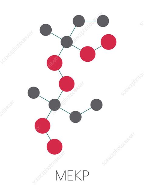 Methyl Ethyl Ketone Peroxide Explosive Molecule Stock Image F029