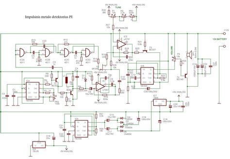 Metal Detector Circuits Schematics