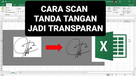 Cara Menempel Scan Tanda Tangan Di Excel The Best Porn Website