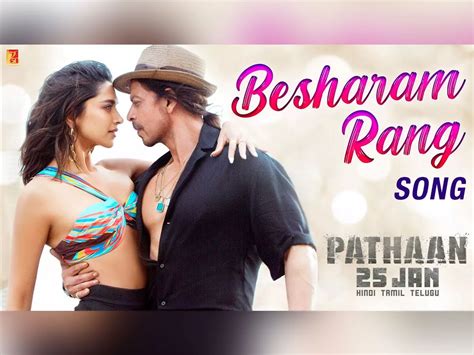 Paathan Besharam Rang Shahrukh Khan Shirtless Deepika Padukone Bikini