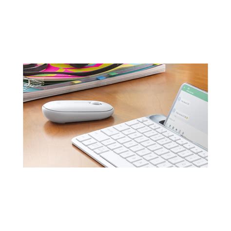 Logitech Pebble Wireless Mouse with Bluetooth/USB (White) - Nastars