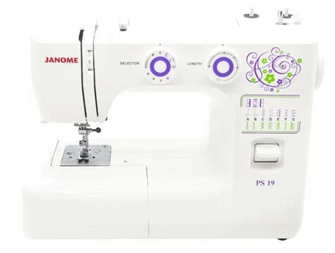 Электромеханическая швейная машина Janome PS 19 – c-gm.ru