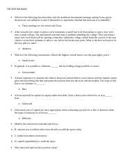 Fin 300 Final Exam Notes Docx FIN 300 Final Notes Which Of The