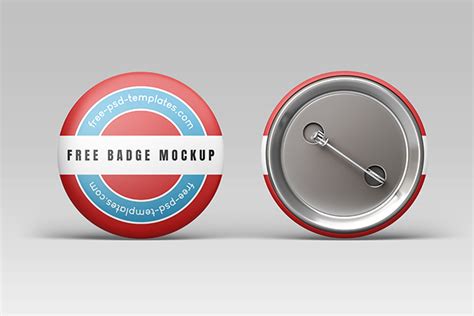 Free Psd Badge Mockup Template Free Psd Templates