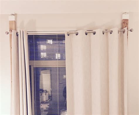 Hang Curtains Without Drilling Or Damaging The Wall 15 Steps Instructables