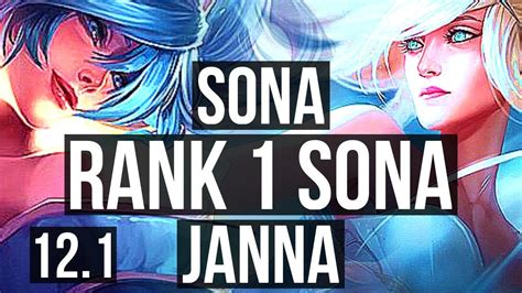 SONA Kog Maw Vs JANNA Varus SUP Rank 1 Sona 2 0 14 EUW