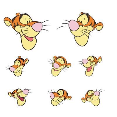 tigger vector art icons  graphics