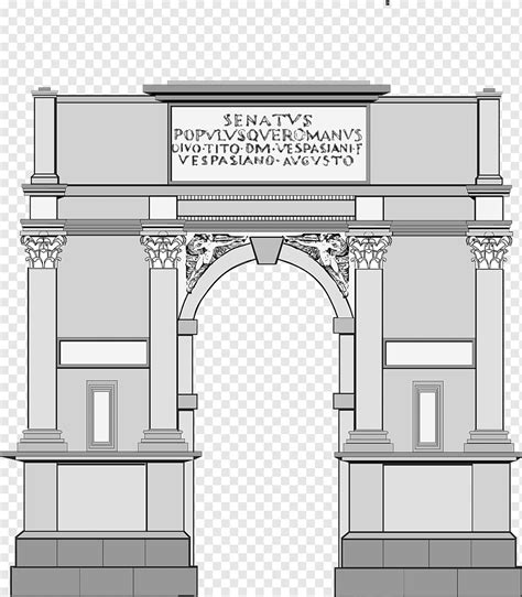 Travel Architecture Arc De Triomphe Drawing Sketch Arch Of Titus