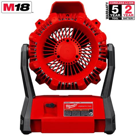 Milwaukee M18af 0 M18 18v Li Ion Cordless Jobsite Fan Alliance Hardware