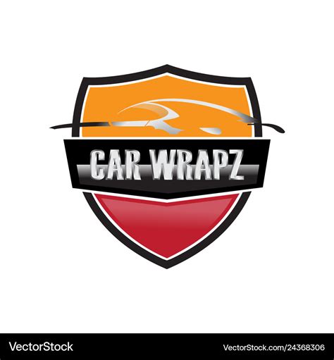 Car Wrap Logo Royalty Free Vector Image Vectorstock