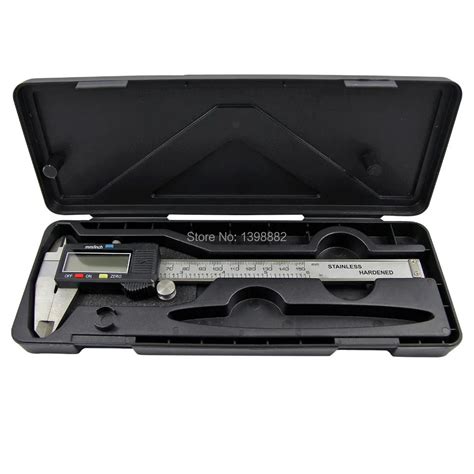 150mm 6 Stainless Steel Precision Lcd Micrometer Electronic Digital Vernier Caliper Slide