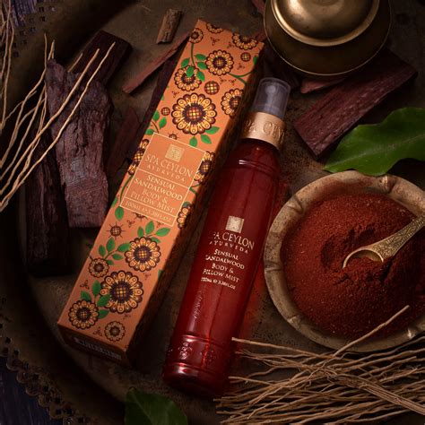 Sensual Sandalwood Body Pillow Mist 100ml Spa Ceylon Sri Lanka