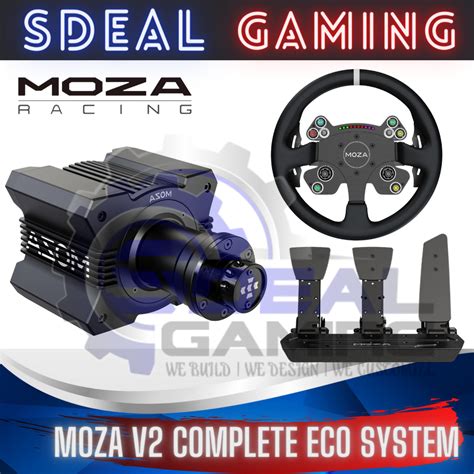 MOZA RACING R9 V2 DIRECT DRIVE 9NM BASE COMPLETE ECO SYSTEM CS GS FSR