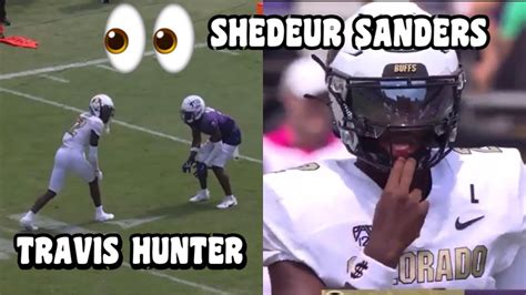 Travis Hunter And Shedeur Sanders Colorado Debut Vs Tcu 🔥 17 Tcu Vs