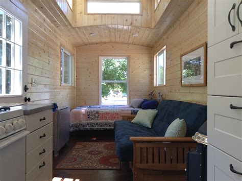 The Blue Caboose Tiny House 240 Sq Ft [ Tiny House Town ]