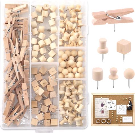 Amazon Keadic Pieces Types Walnut Push Pins For Cork Board