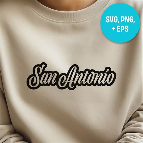 San Antonio Svg Retro Text Svg American City Eps Patriotic Tshirt
