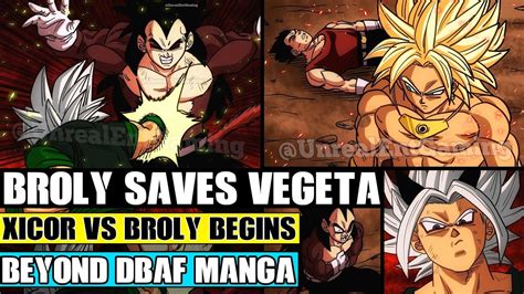 Beyond Dragon Ball Af Broly Saves Vegeta From Xicor Earths Final Hope