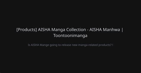 [products] Aisha Manga Collection Aisha Manhwa Toontoonimanga