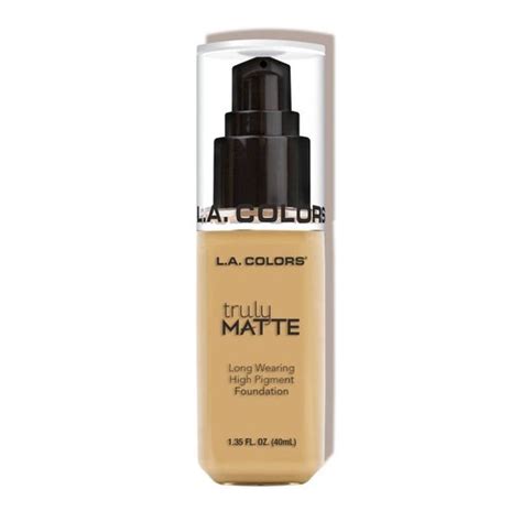 La Colors Truly Matte Liquid Foundation Nude Ml Promofarma