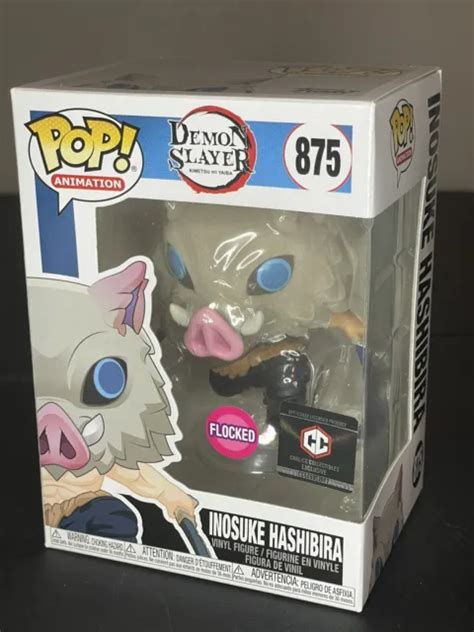 FUNKO POP ANIMATION Demon Slayer Inosuke Hashibira 875 Flocked