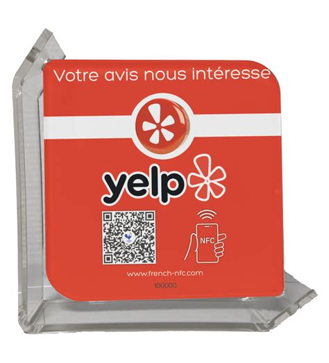 Plaque Verre R Seaux Connect E Nfc Yelp French Nfc Vos Produits