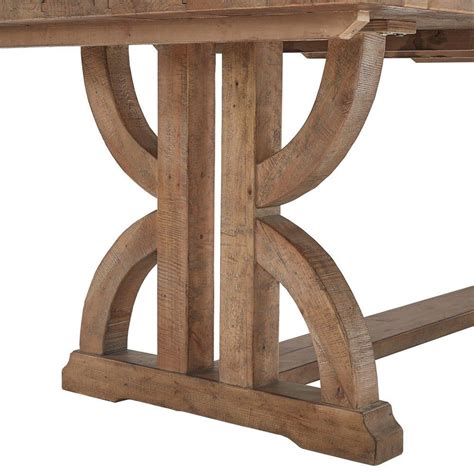 Paloma Reclaimed Wood Rectangular Trestle Table By Inspire Q Artisan