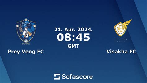 Prey Veng Fc Vs Visakha Fc Live Score H2h And Lineups Sofascore