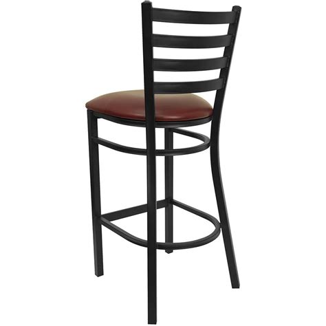 Cafe Chairs - Benedict Tall Bar Stools with Backs