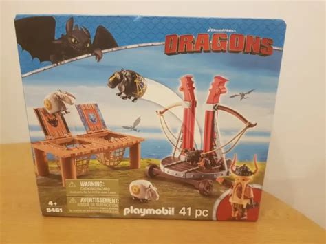 Ensemble De Jeu Playmobil Dreamworks Dragons Gobber The Belch Avec