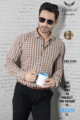 Men Cotton Blended Checks Shirts Full Sleeves Casual At Rs 550 In Mumbai