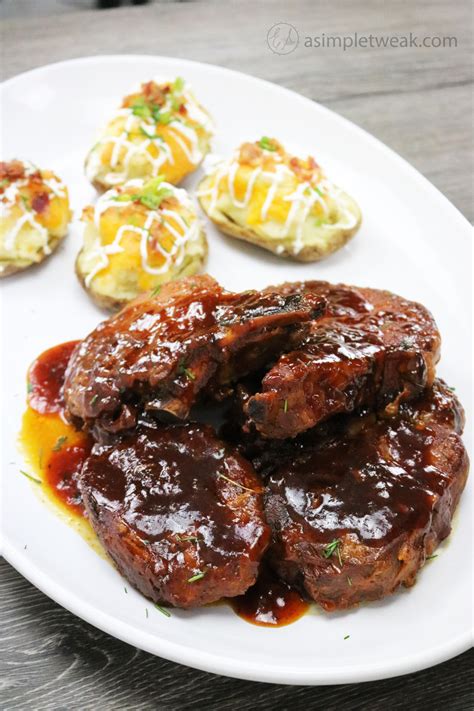 Crock Pot Bbq Pork Chops An Easy Toss And Go Recipe A Simple Tweak