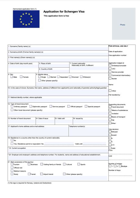 Schengen Visa Application Learn How To Get A Schengen Visa