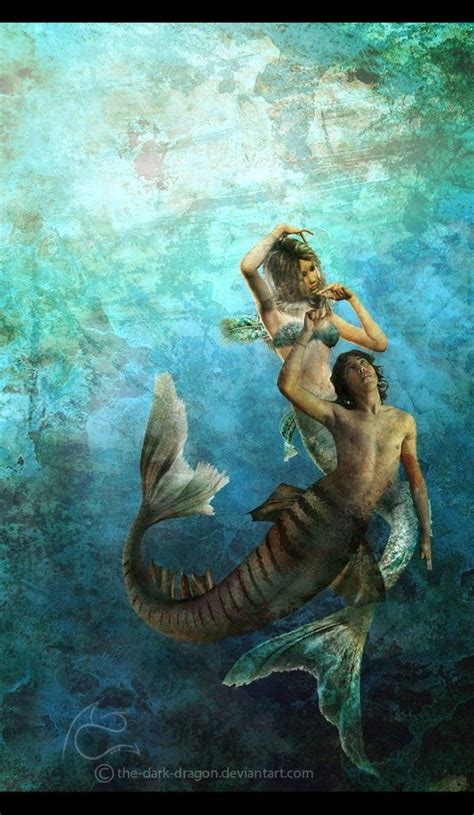 Mermaid And Merman Mermaid Couples Pinterest Merman Mermaid And Merfolk