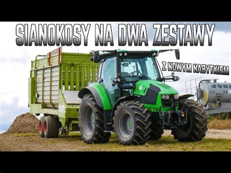 Sianokosy 2022 Z Nowym Nabytkiem 2 Pokos Deutz Fahr 5100 Class 335S