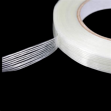 Strong Adhesive Heavy Duty Packing Straight Line Fiber Mesh Reinforced