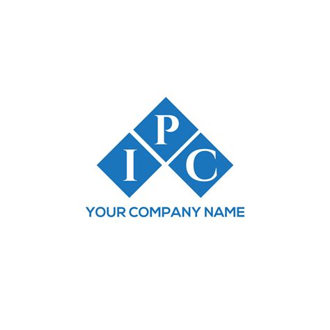 IPC letter logo design on white background. IPC creative initials ...