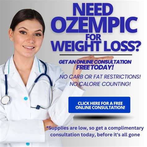 Ozempic For Weight Loss In San Diego California Get A Free Consult For Prescription With A