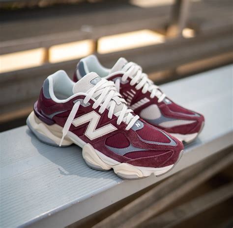 Now Available New Balance 9060 Washed Burgundy Sneaker Shouts