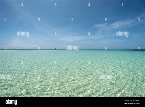 Travelling Africa Kenya And Zanzibar Seascape With Crystal Clear