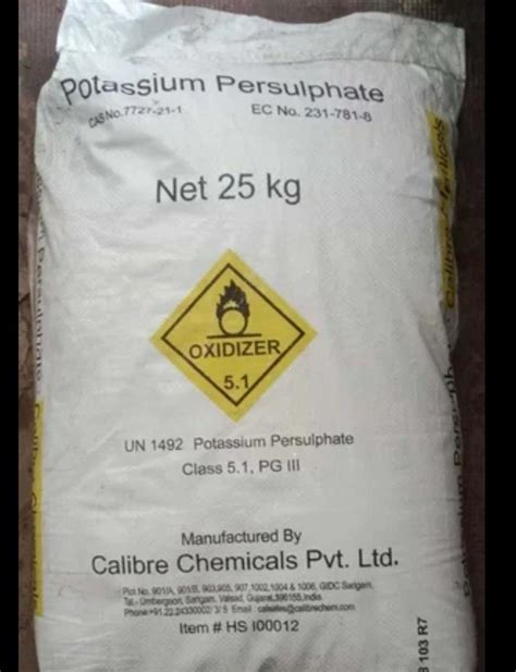 Potassium Persulfate K2s2o8 Latest Price Manufacturers And Suppliers