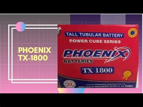 Phoenix Tall Tubular Tx Battery Best Ups Solar Inverter Battery