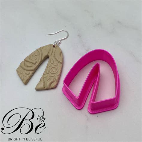 Clay Cutter Pointed Arch Shape Polymer Clay Cutter UK Etsy