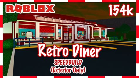 Bloxburg Cafe Exterior Roblox Welcome To Bloxburg 50s Retro Diner