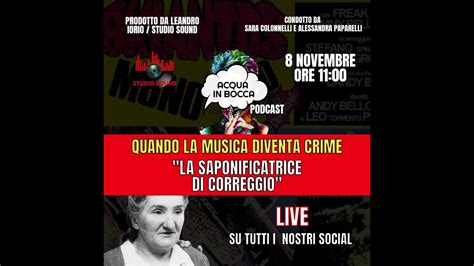 QUANDO LA MUSICA DIVENTA CRIME LA SAPONIFICATRICE DI CORREGGIO CRIME