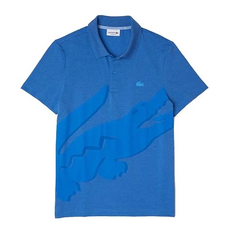 O Polo Nam Lacoste Regular Fit Stretch Organic Ph Hg M U Xanh