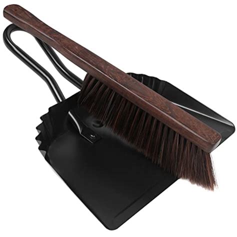 Dustpan And Brush Set Handheld Angled Dust Pan And Hand Broom Set Whisk