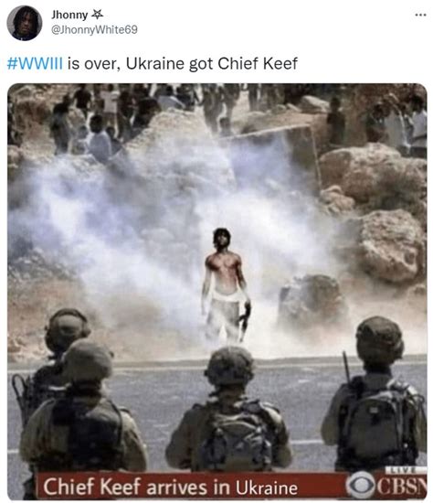 Wwiii Is Over Ukraine Got Chief Keef Chief Keef Arrives In Ukraine