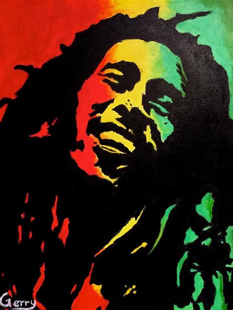 Bob Marley Painting By Steven Gerry Pixels